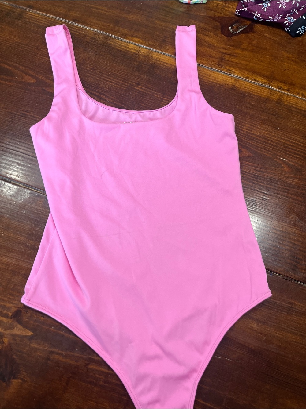 Aeropostale Pink Scoop Neck Bodysuit